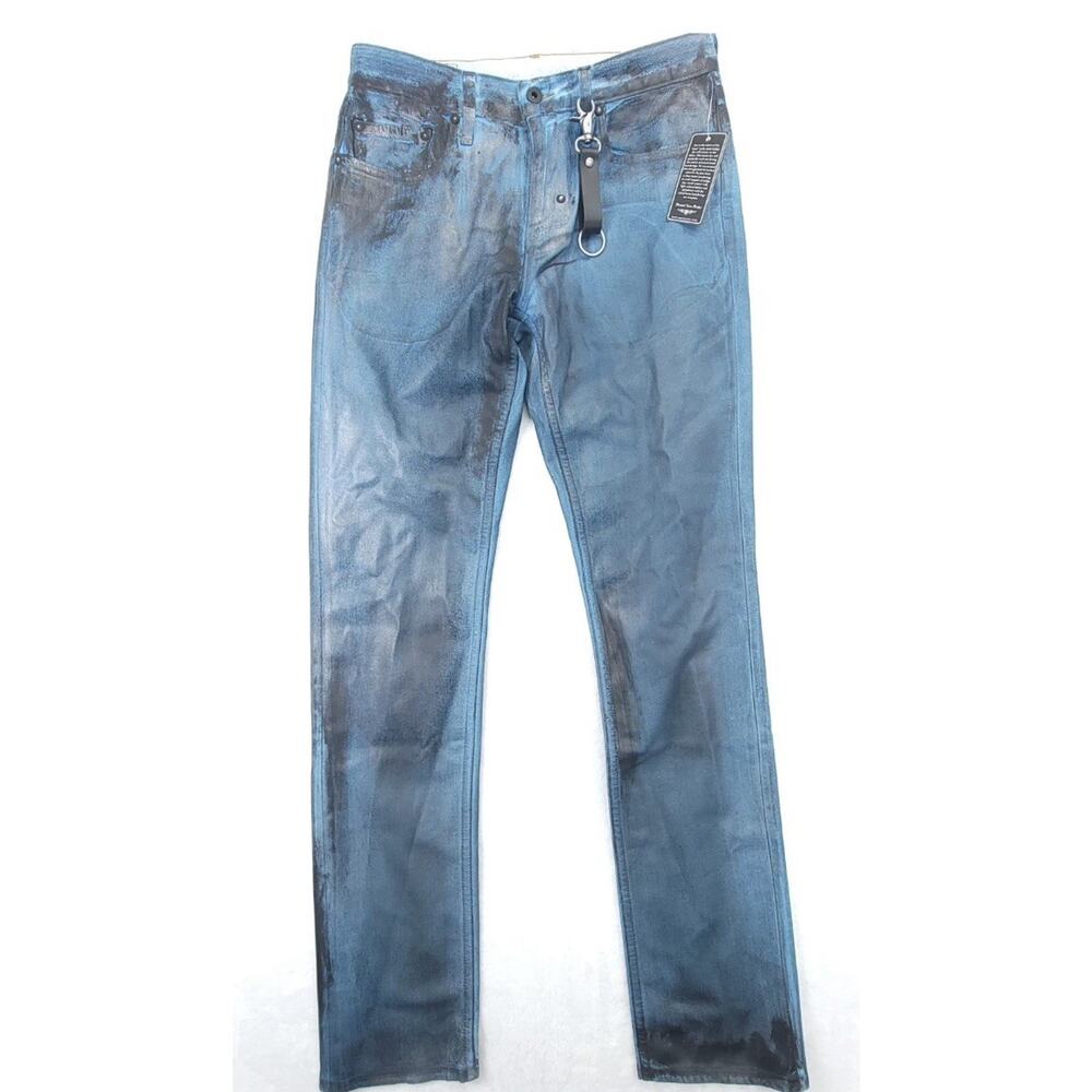 PRPS Demon Slim Straight Japanese Blue Jeans Men's Size 36 E108P59P Made In USA!